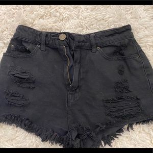 BDG Black Jeans Shorts